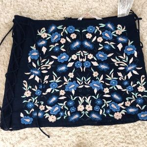 Zara embroidered skirt!!